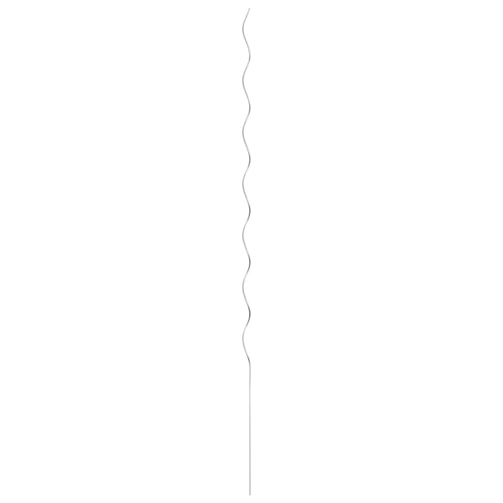 spiralformede plantestøtter 50 stk. 170 cm galvaniseret stål
