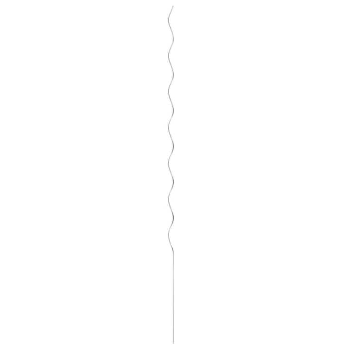 spiralformede plantestøtter 50 stk. 170 cm galvaniseret stål