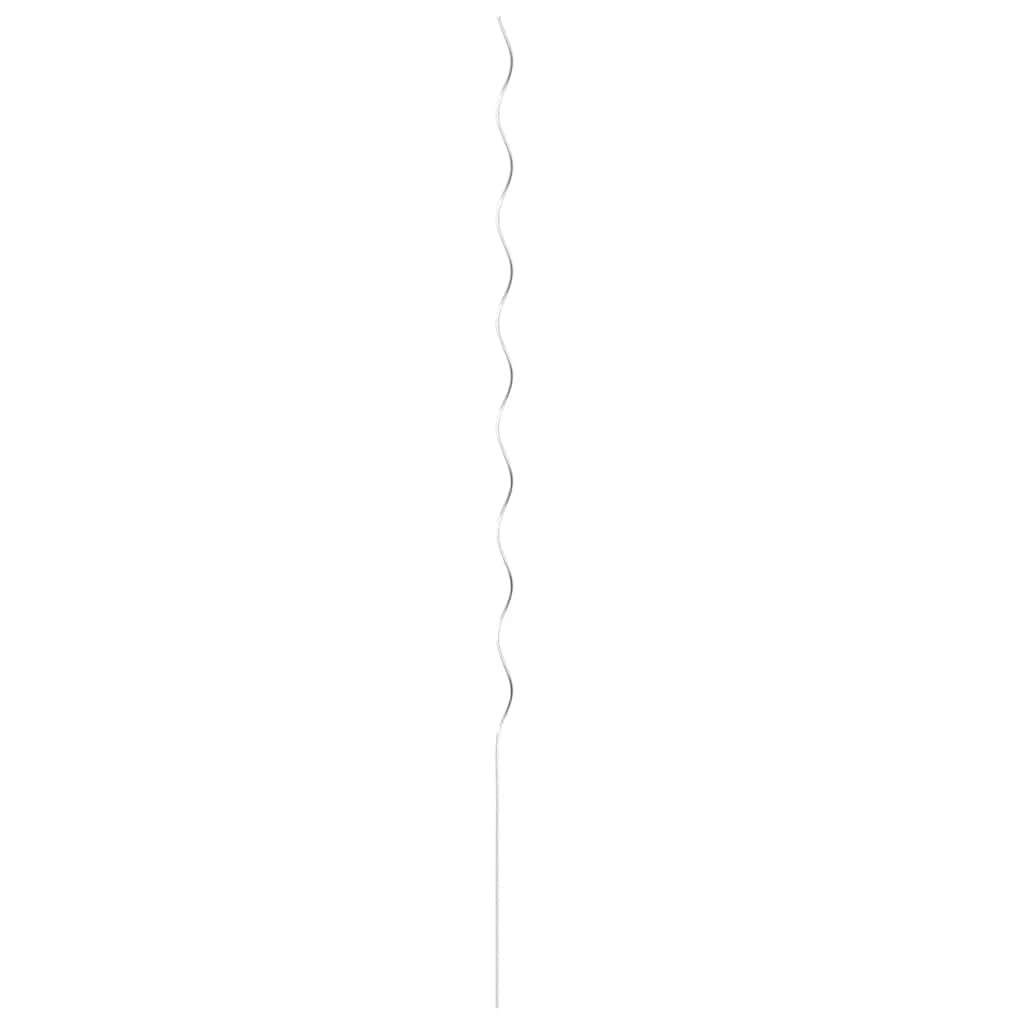 spiralformede plantestøtter 50 stk. 170 cm galvaniseret stål