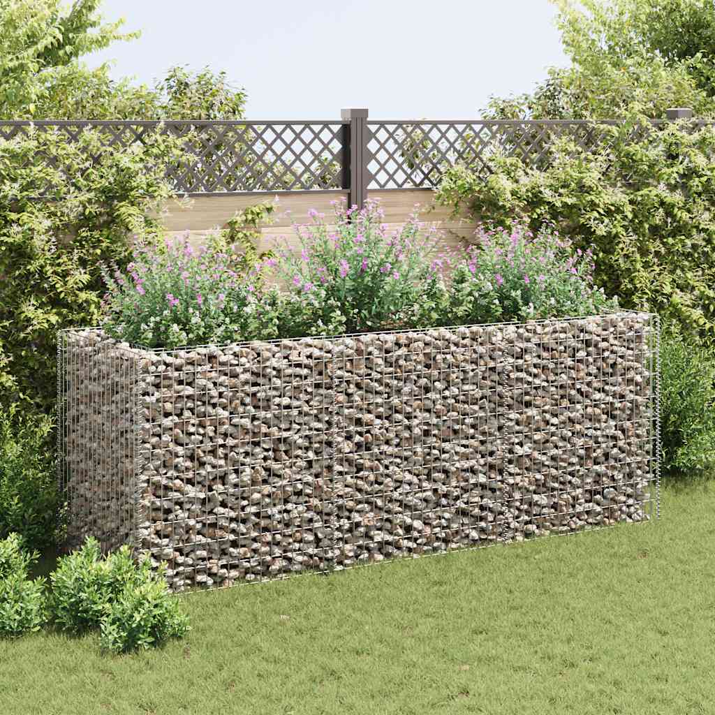 gabion-højbed 270x90x100 cm stål