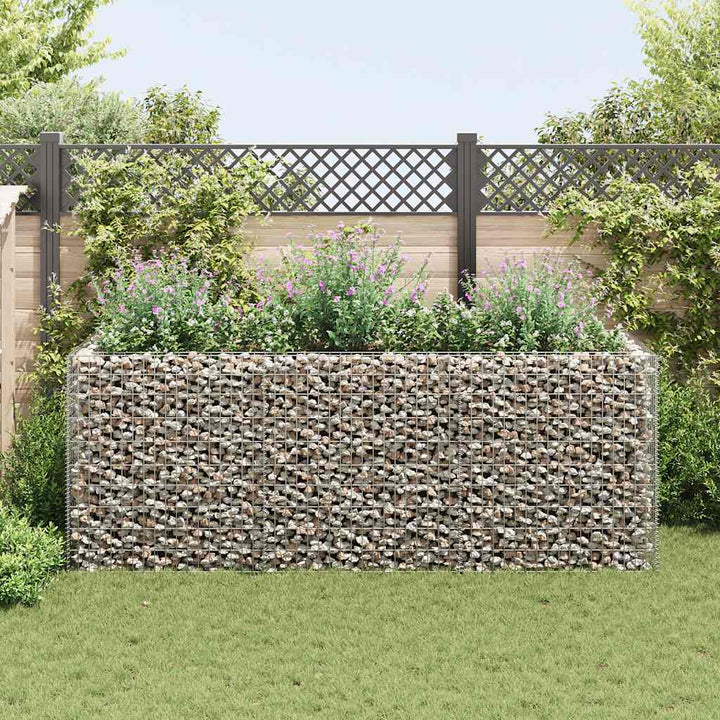 gabion-højbed 270x90x100 cm stål