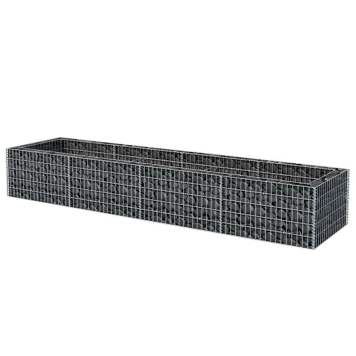 gabion-højbed 360x90x50 cm stål