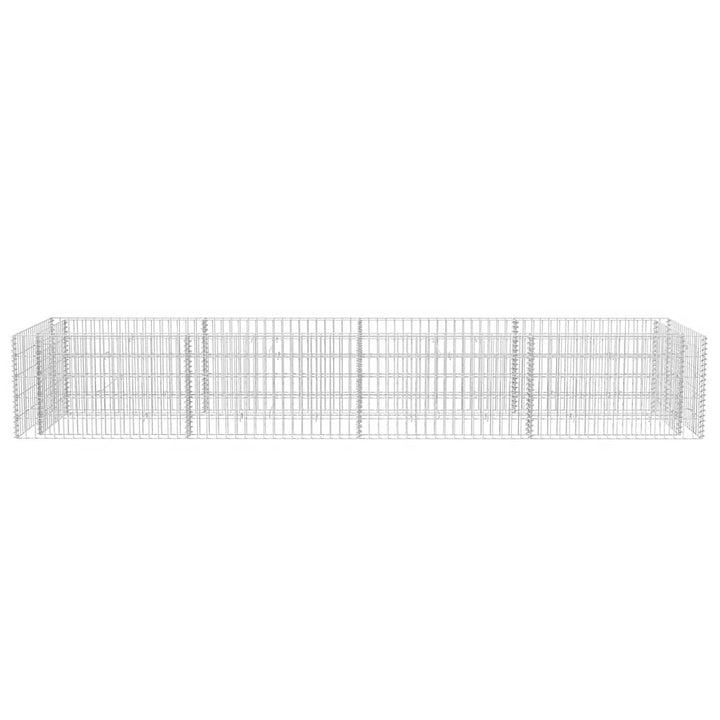gabion-højbed 360x90x50 cm stål