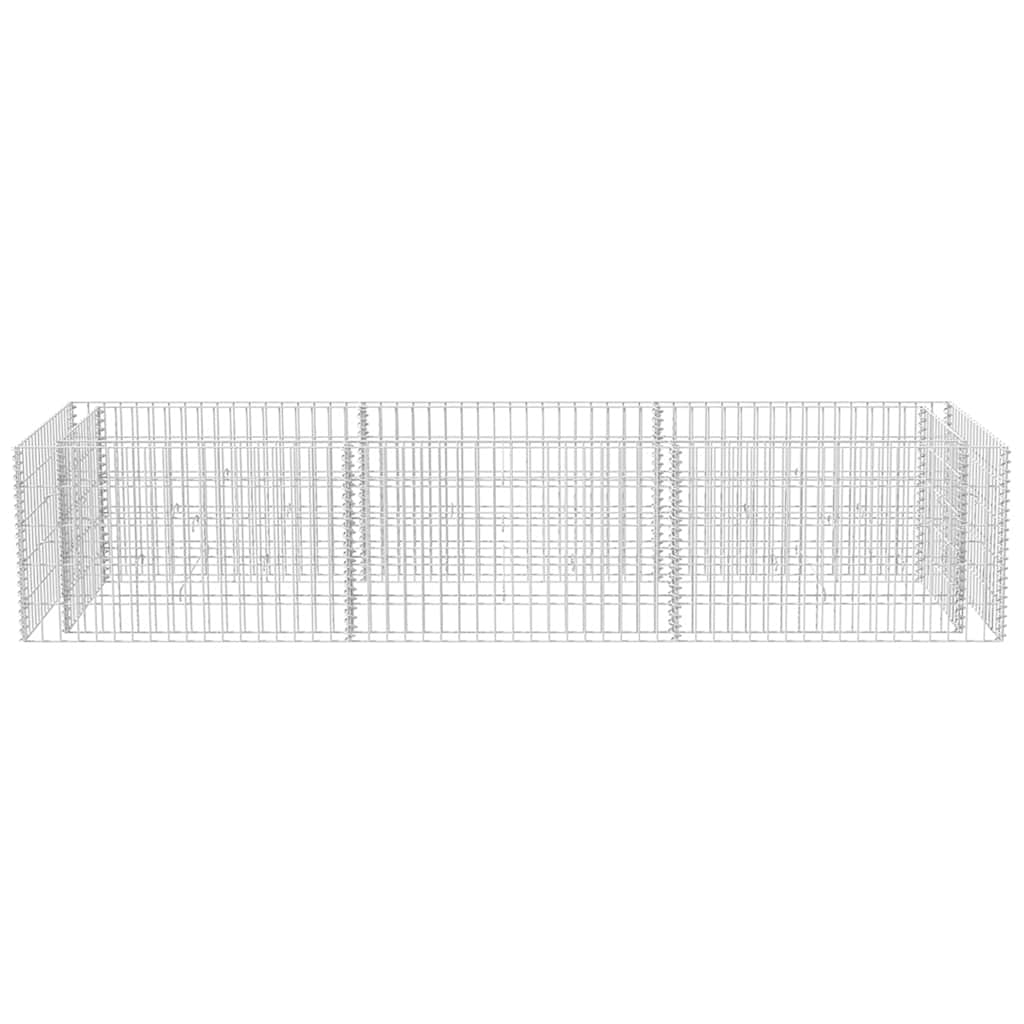 gabion-højbed 270x90x50 cm stål