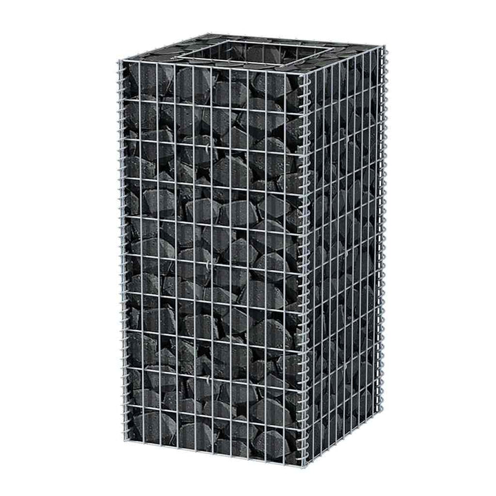 gabion-højbed 50x50x100 cm stål