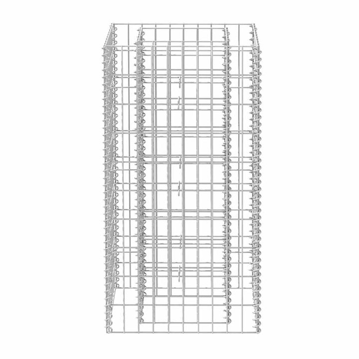 gabion-højbed 50x50x100 cm stål