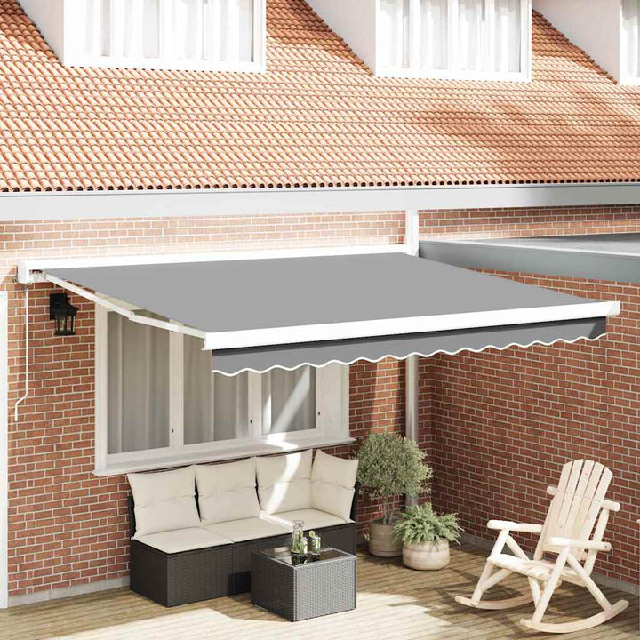Markiseramme Hvid 300 x 250 cm Aluminium