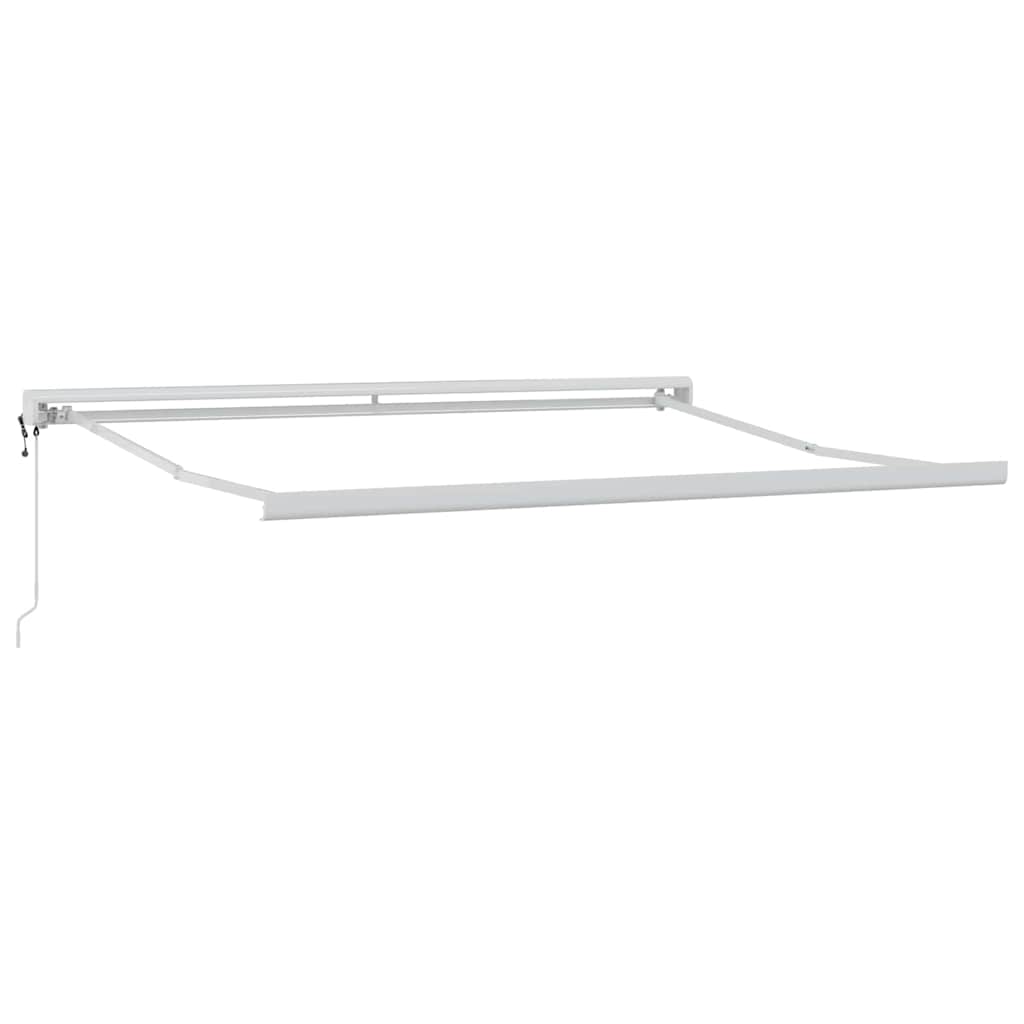 Markiseramme Hvid 350 x 250 cm Aluminium