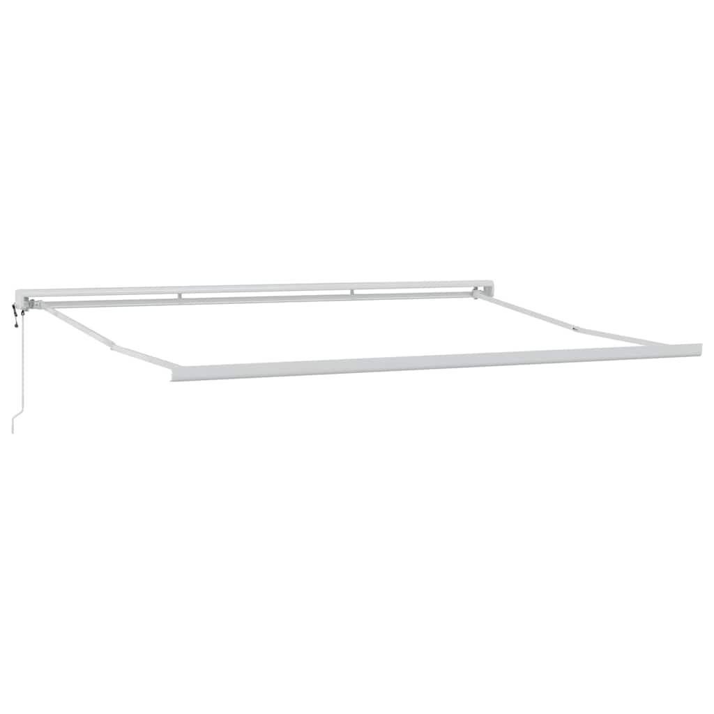 Markiseramme Hvid 400 × 300 cm Aluminium