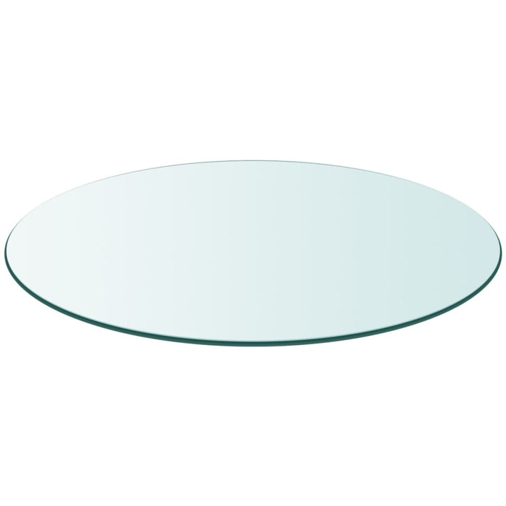 bordplade hærdet glas rund 900 mm