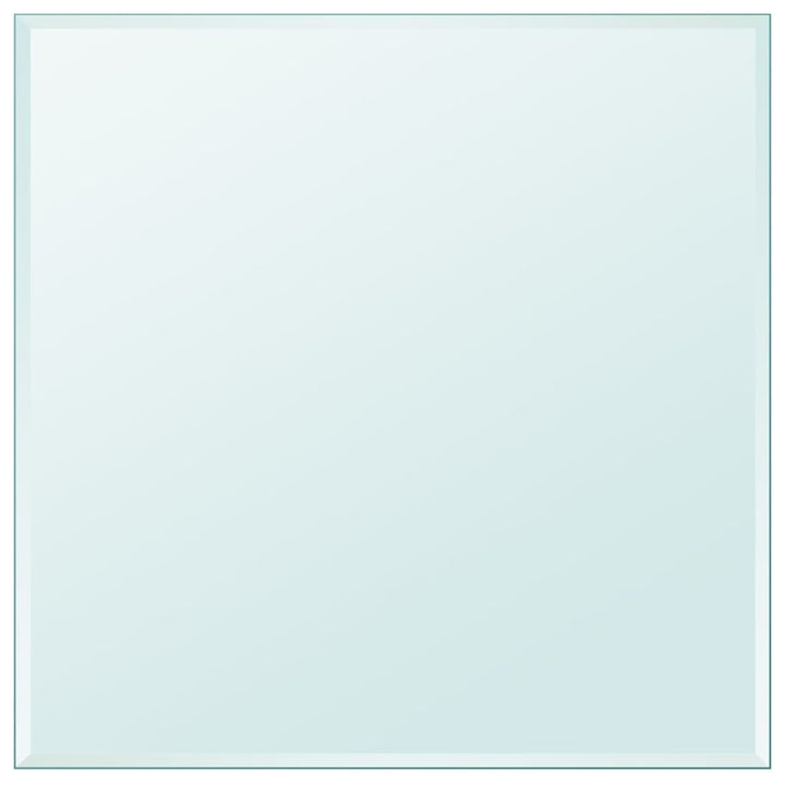 bordplade hærdet glas firkant 700 x 700 mm