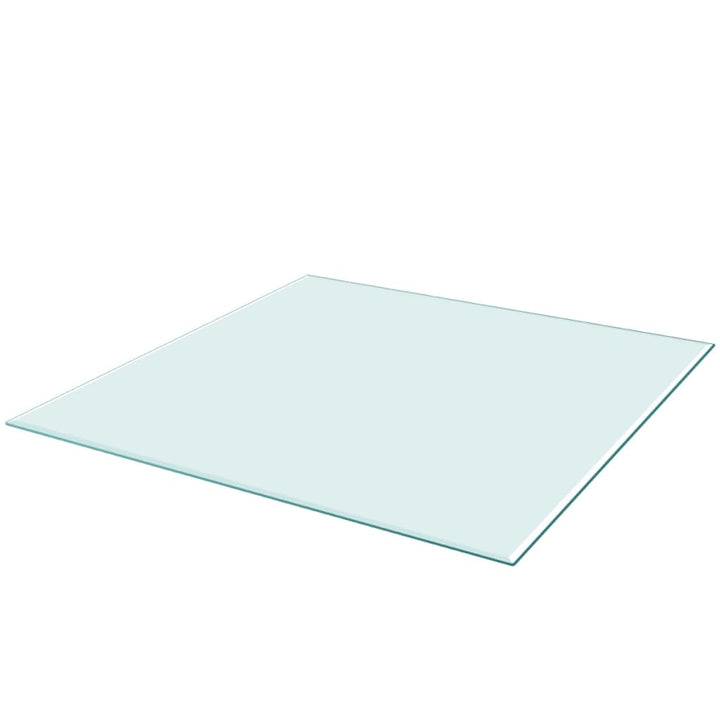 bordplade hærdet glas firkant 800 x 800 mm