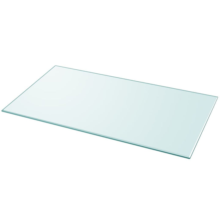 bordplade hærdet glas rektangel 1200 x 650 mm