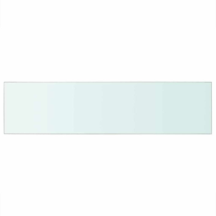 hylde glaspanel klar 100x25 cm