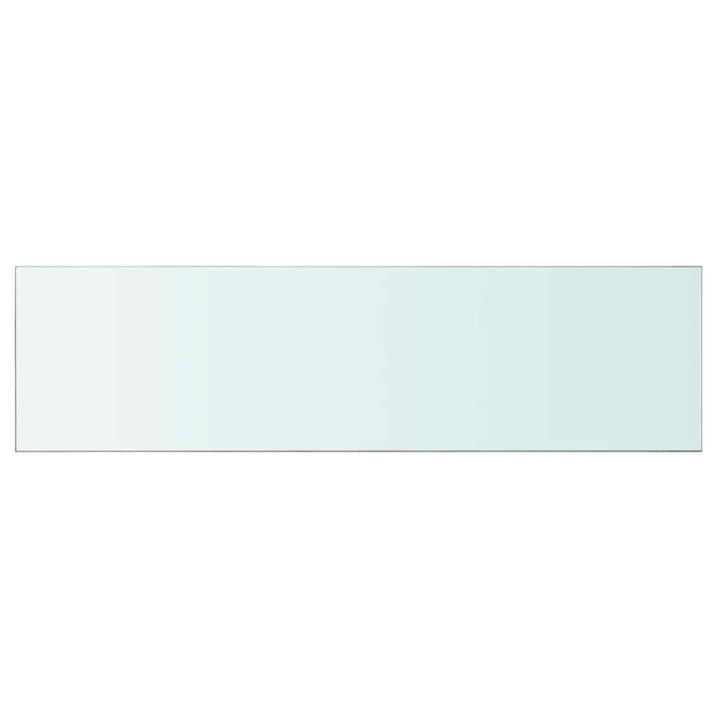 hylde glaspanel klar 110x30 cm