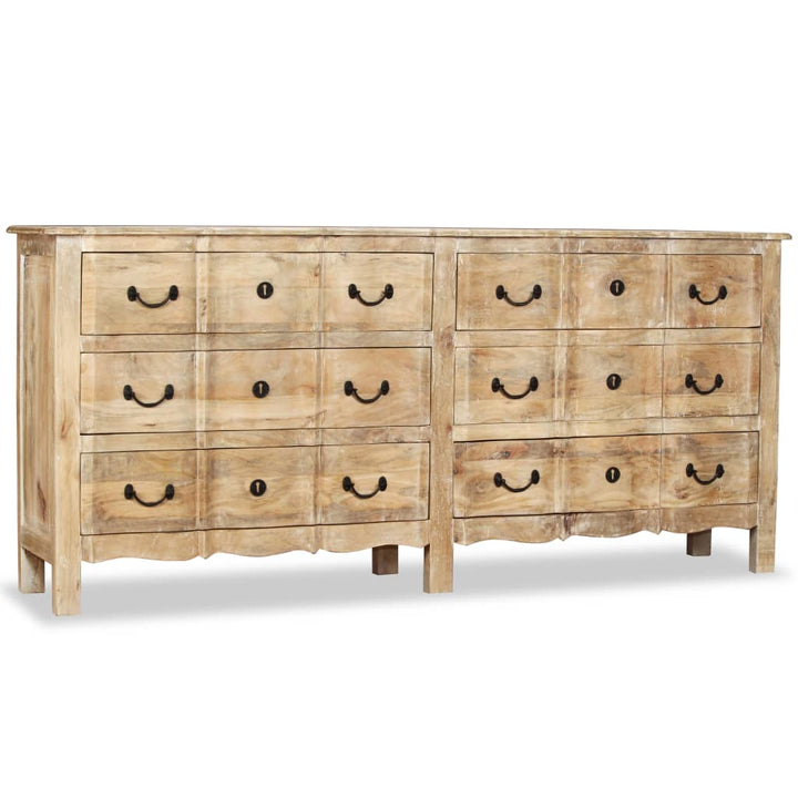skænk 200x40x90 cm massivt mangotræ