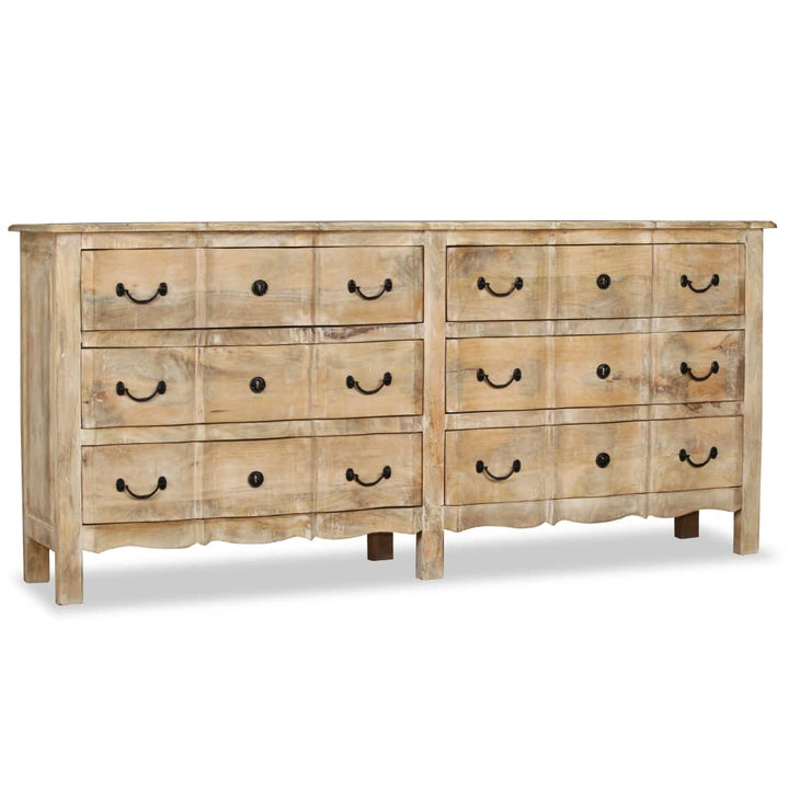 skænk 200x40x90 cm massivt mangotræ