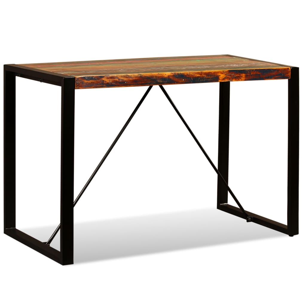 spisebord 120 cm massivt genbrugstræ