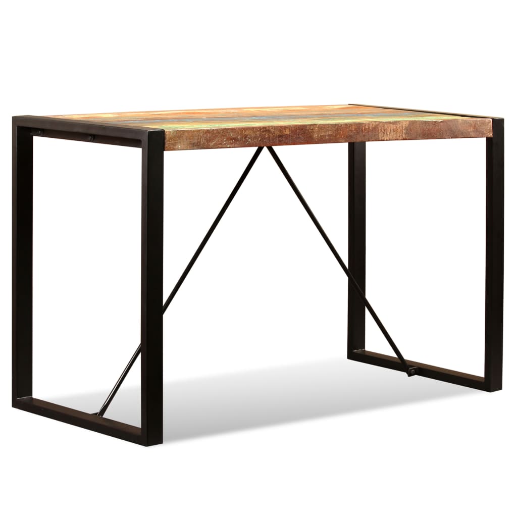 spisebord 120 cm massivt genbrugstræ