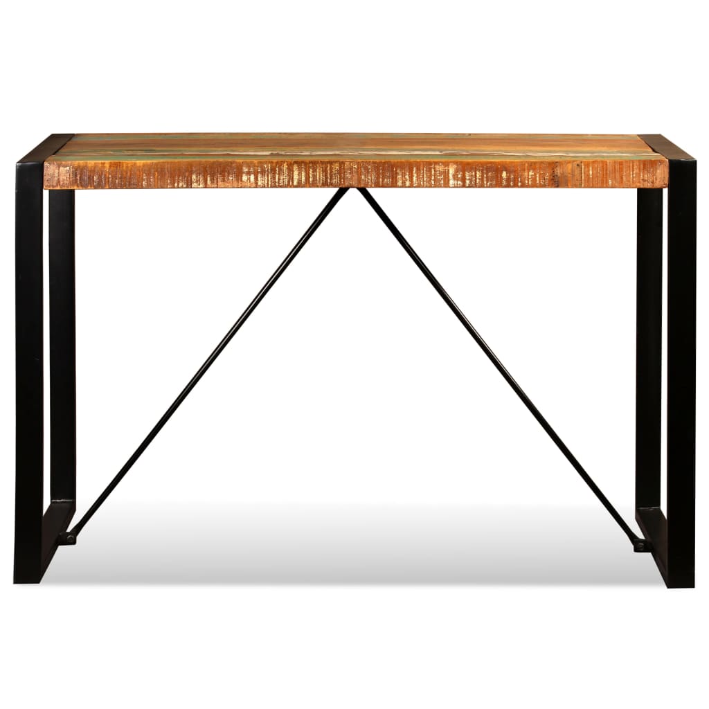 spisebord 120 cm massivt genbrugstræ