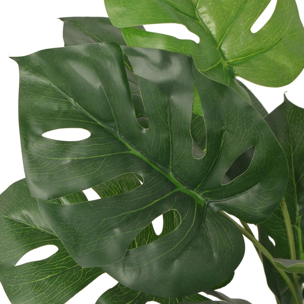 kunstig monstera-plante med urtepotte 70 cm grøn