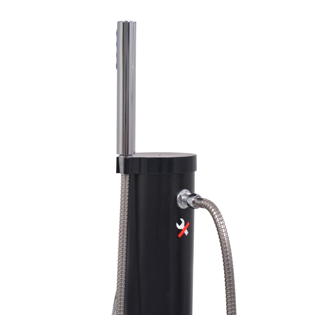 solopvarmet bruser 8 l PVC stål