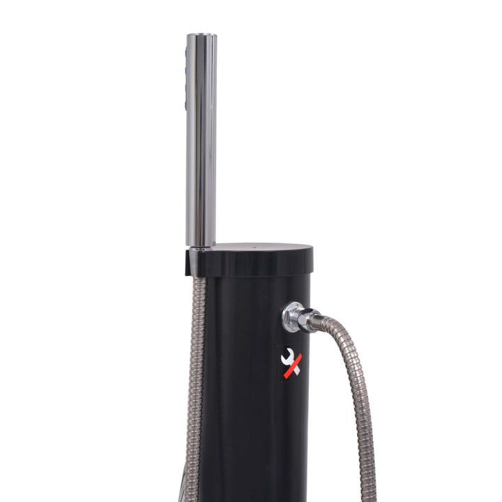 solopvarmet bruser 8 l PVC stål