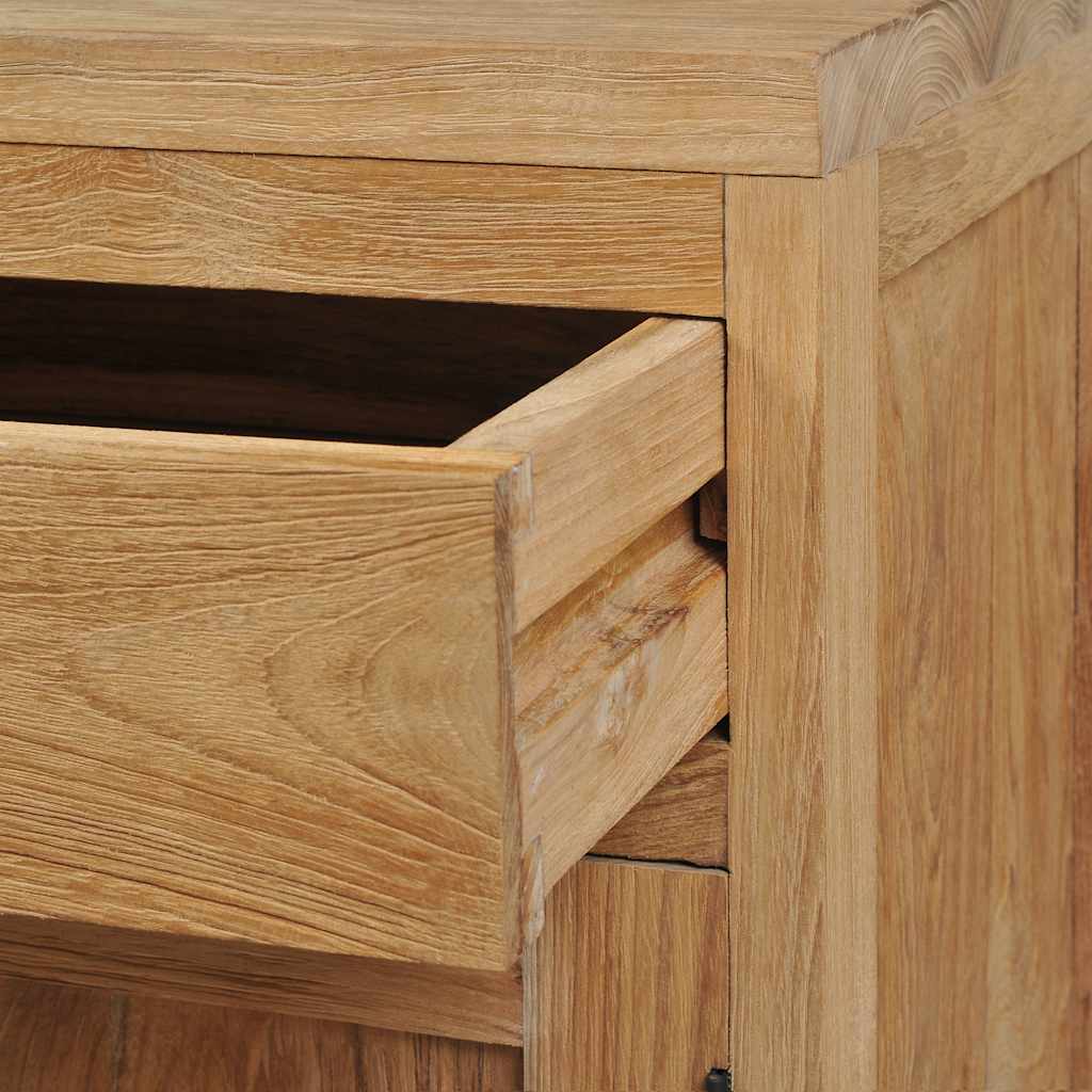 sengebord 40x30x50 cm massivt teaktræ