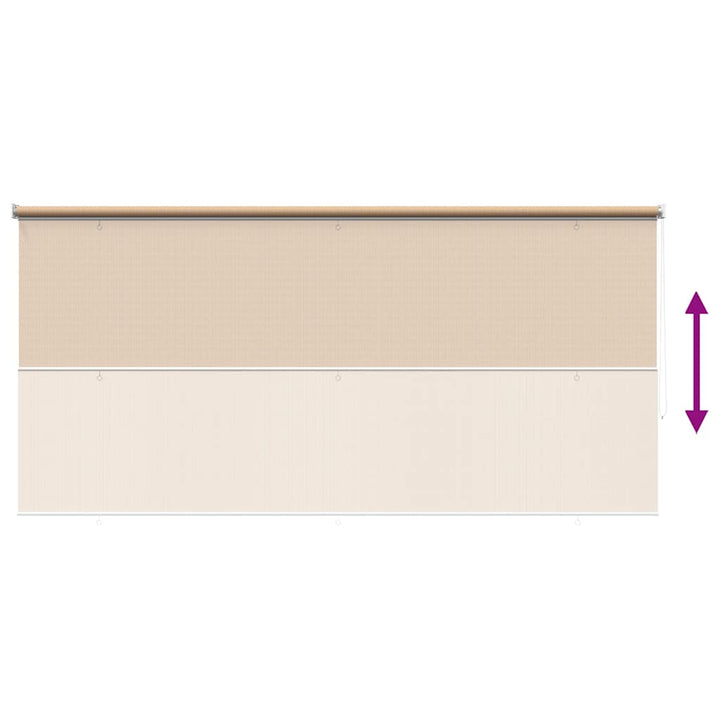 udendørs rullegardin 405 (B) x 140 (H) cm beige