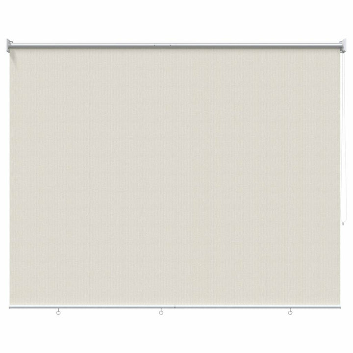 udendørs rullegardin 185 (B) x 140 (H) cm cremefarvet