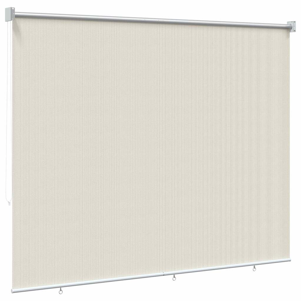 udendørs rullegardin 205 (B) x 140 (H) cm cremefarvet