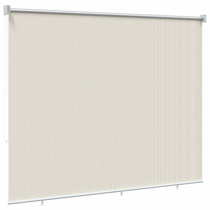 udendørs rullegardin 205 (B) x 140 (H) cm cremefarvet