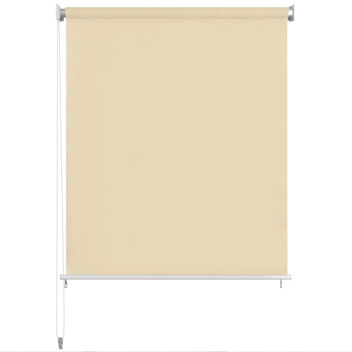 udendørs rullegardin 220 x 140 cm cremefarvet