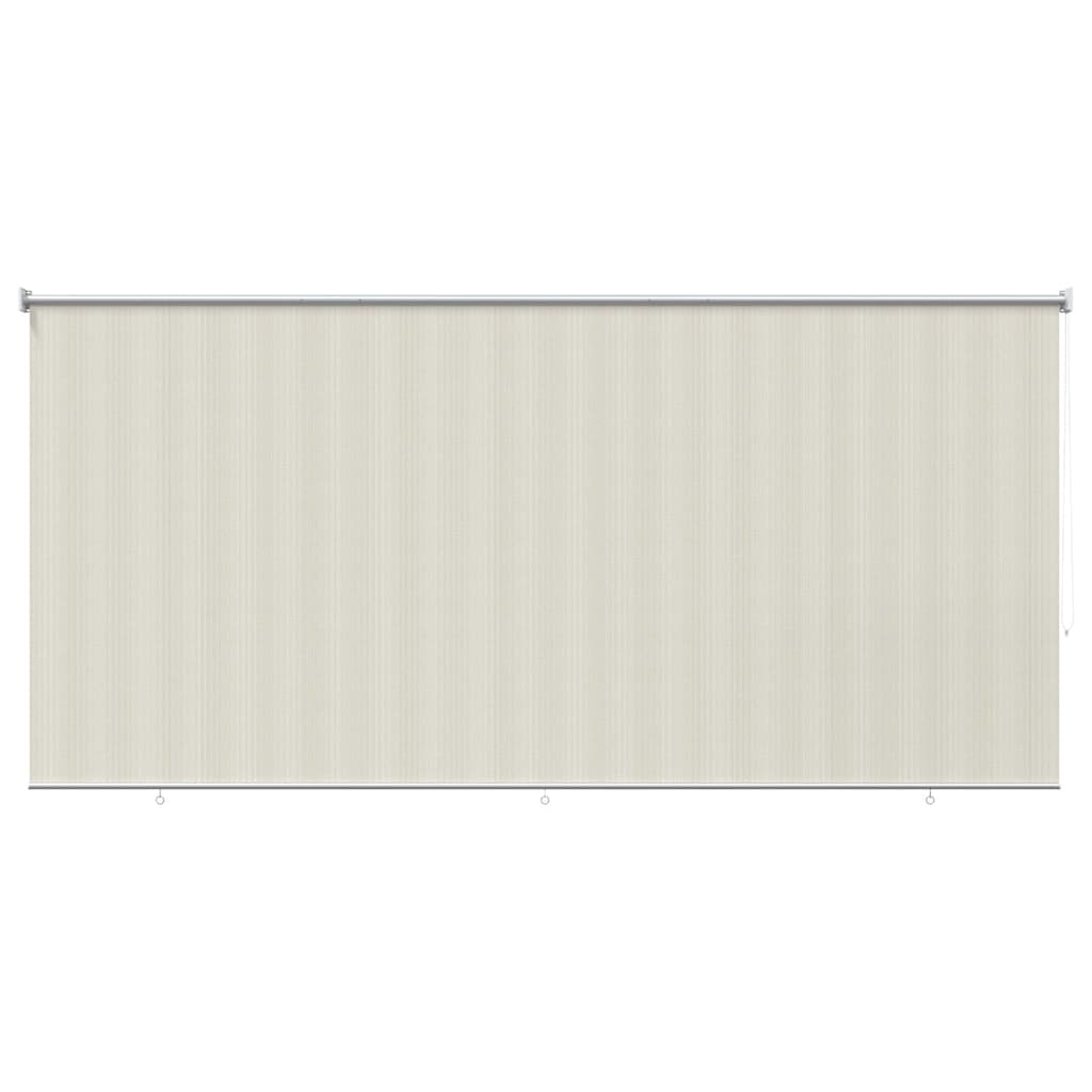 udendørs rullegardin 305 (B) x 140 (H) cm cremefarvet