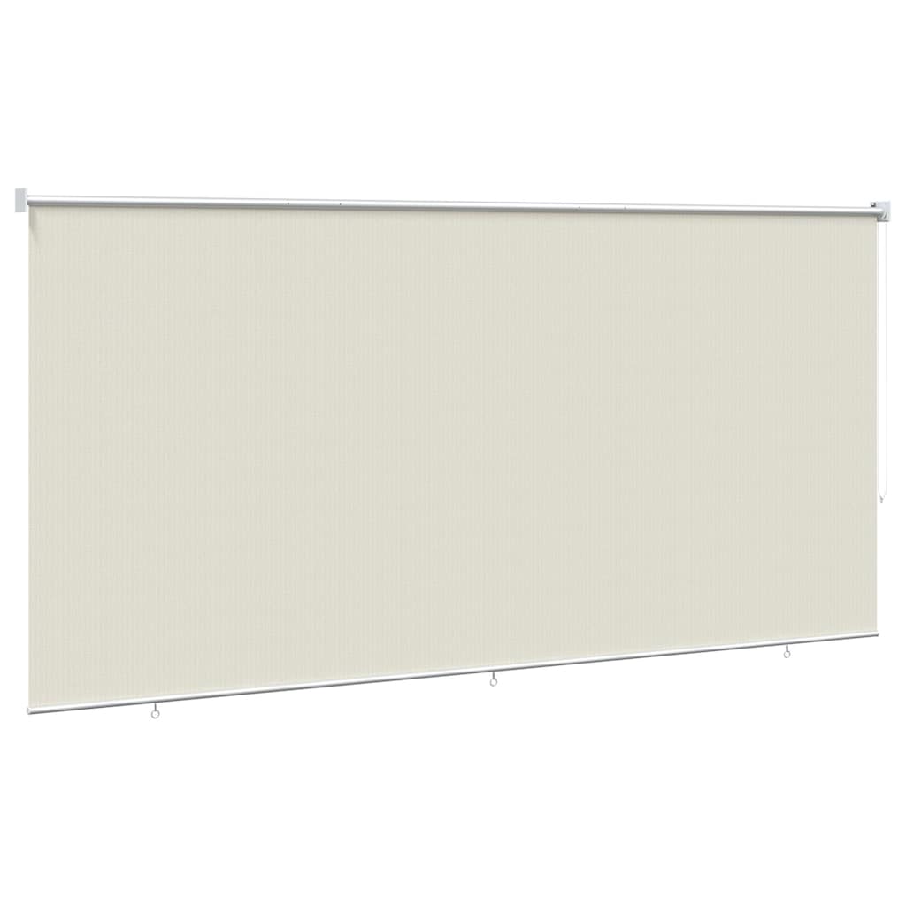 udendørs rullegardin 305 (B) x 140 (H) cm cremefarvet