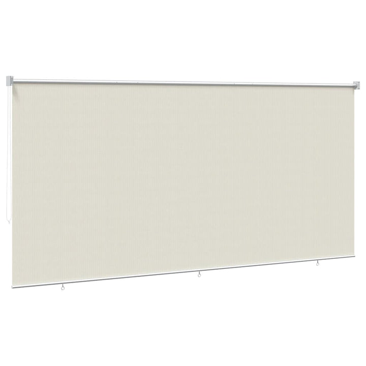 udendørs rullegardin 305 (B) x 140 (H) cm cremefarvet