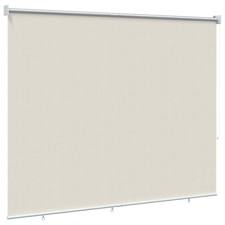 udendørs rullegardin 145 (B) x 230 (H) cm cremefarvet