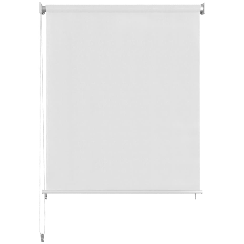 udendørs rullegardin 140 x 140 cm hvid