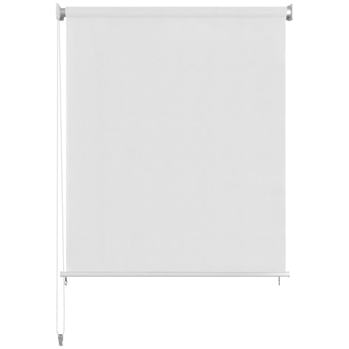 udendørs rullegardin 200 x 140 cm hvid