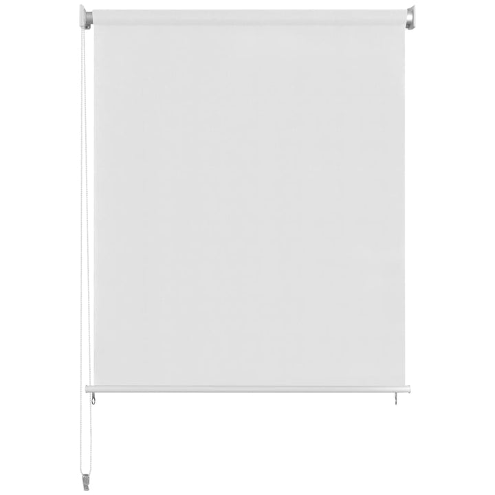 udendørs rullegardin 240 x 140 cm hvid