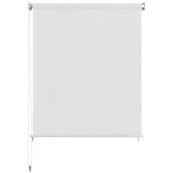 udendørs rullegardin 350x140 cm hvid