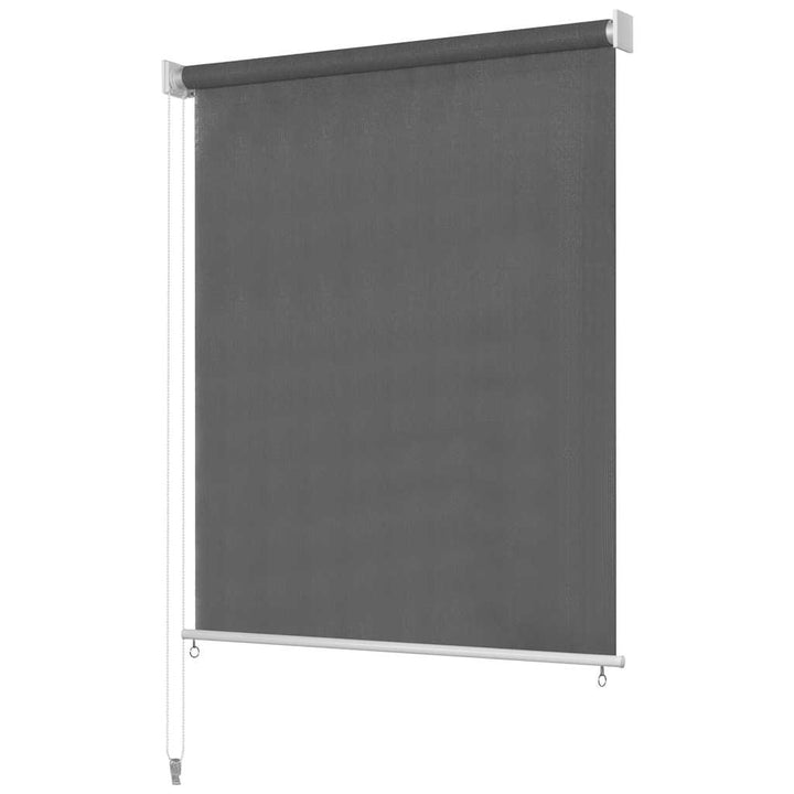udendørs rullegardin 355 (B) x 140 (H) cm antracitgrå