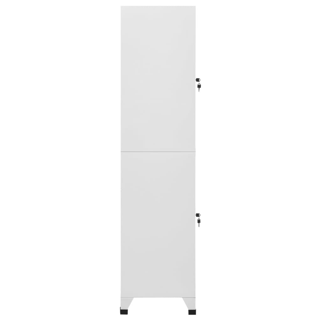 lockerskab med to rum 38x45x180 cm