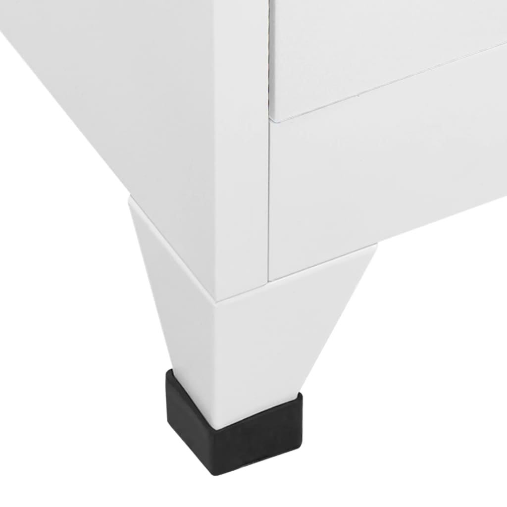 lockerskab med to rum 38x45x180 cm