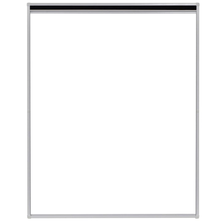 plisseret insektnet til vinduer aluminium 80 x 100 cm