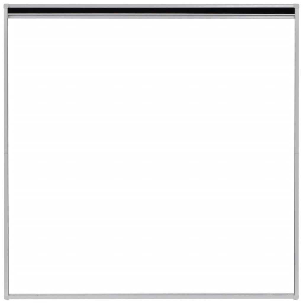 plisseret insektnet til vinduer aluminium 120 x 120 cm