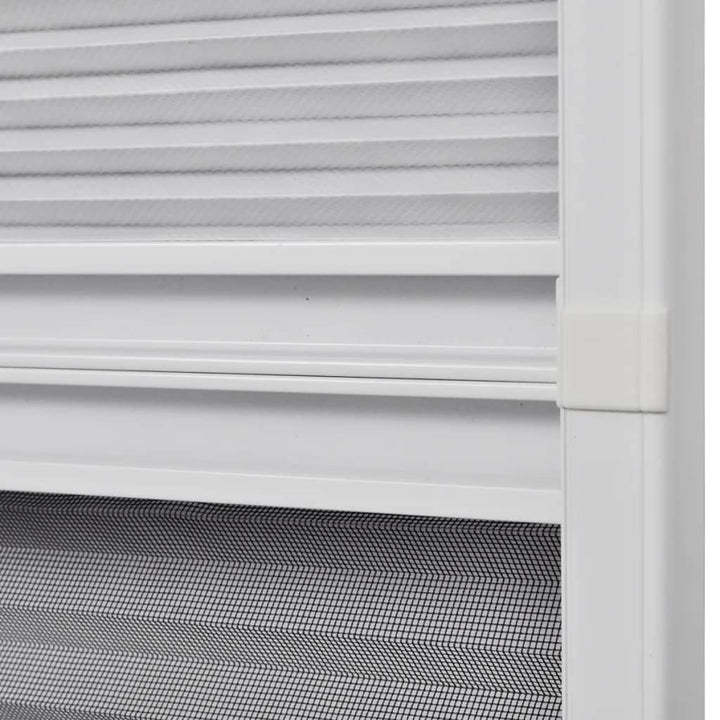 plisseret insektnet til vinduer aluminium 60 x 80 cm med afskygning