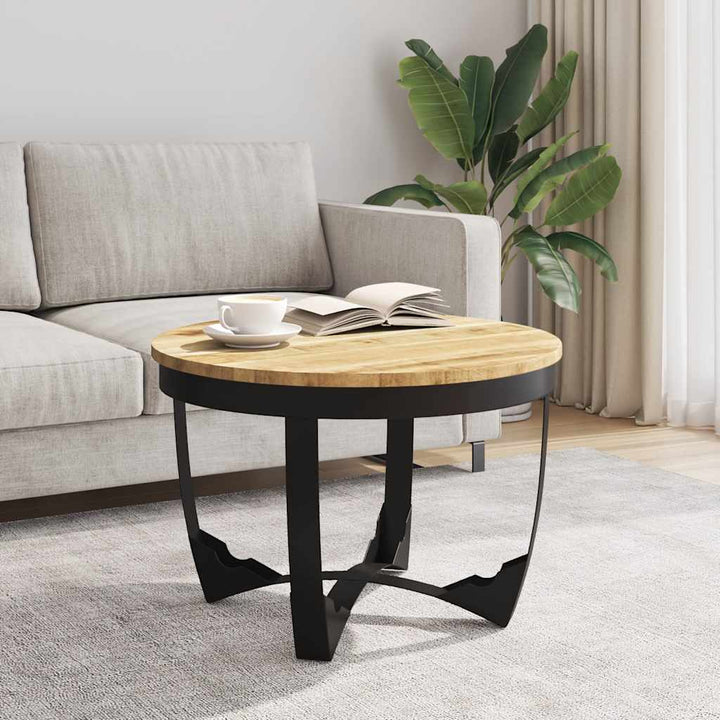 sofabord 60x40 cm massivt ru mangotræ