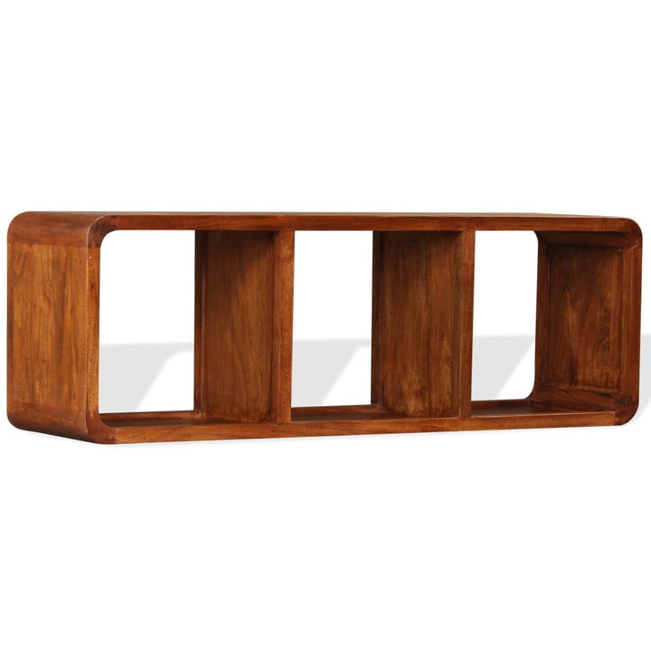 tv-skab 120x30x40 cm massivt træ honningfarvet finish
