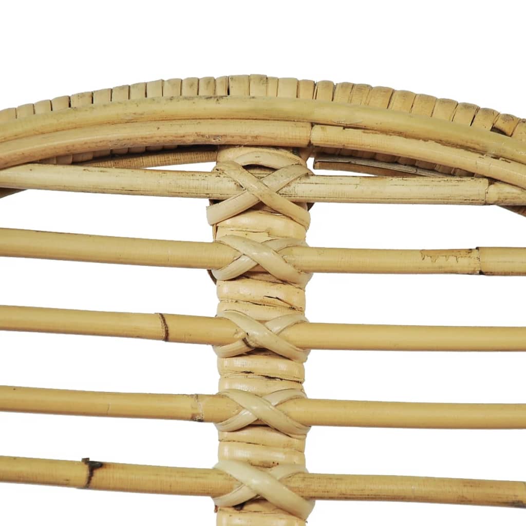 spisebordsstole 4 stk. naturligt rattan